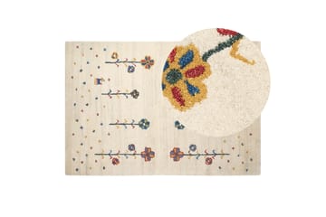 Husunlu Ryeteppe 140x200 cm - Beige - Tekstiler - Tepper & Matter - Moderne tepper - Ullteppe