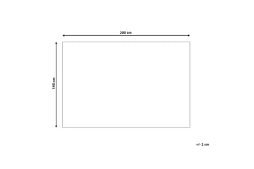 Husunlu Ryeteppe 140x200 cm - Beige - Tekstiler - Tepper & Matter - Moderne tepper - Ullteppe