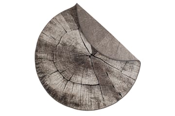 Ibiza Matte Rund 240 Tree - Grå - Tekstiler - Tepper & Matter - Moderne tepper - Wiltontepper