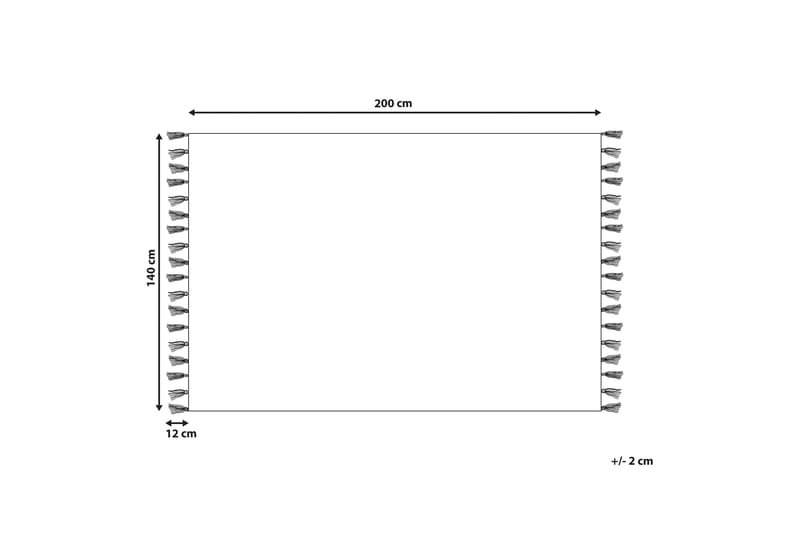 Igdir Bomullsteppe 140x200 cm - Oransje - Tekstiler - Tepper & Matter - Moderne tepper - Bomullstepper