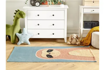 Isak Bomullsteppe 80x150 cm - Blå - Tekstiler - Barnetekstiler - Barnetepper