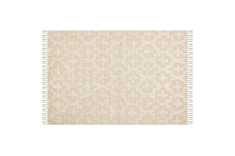 Itangar Bomullsteppe 140x200 cm, Beige
