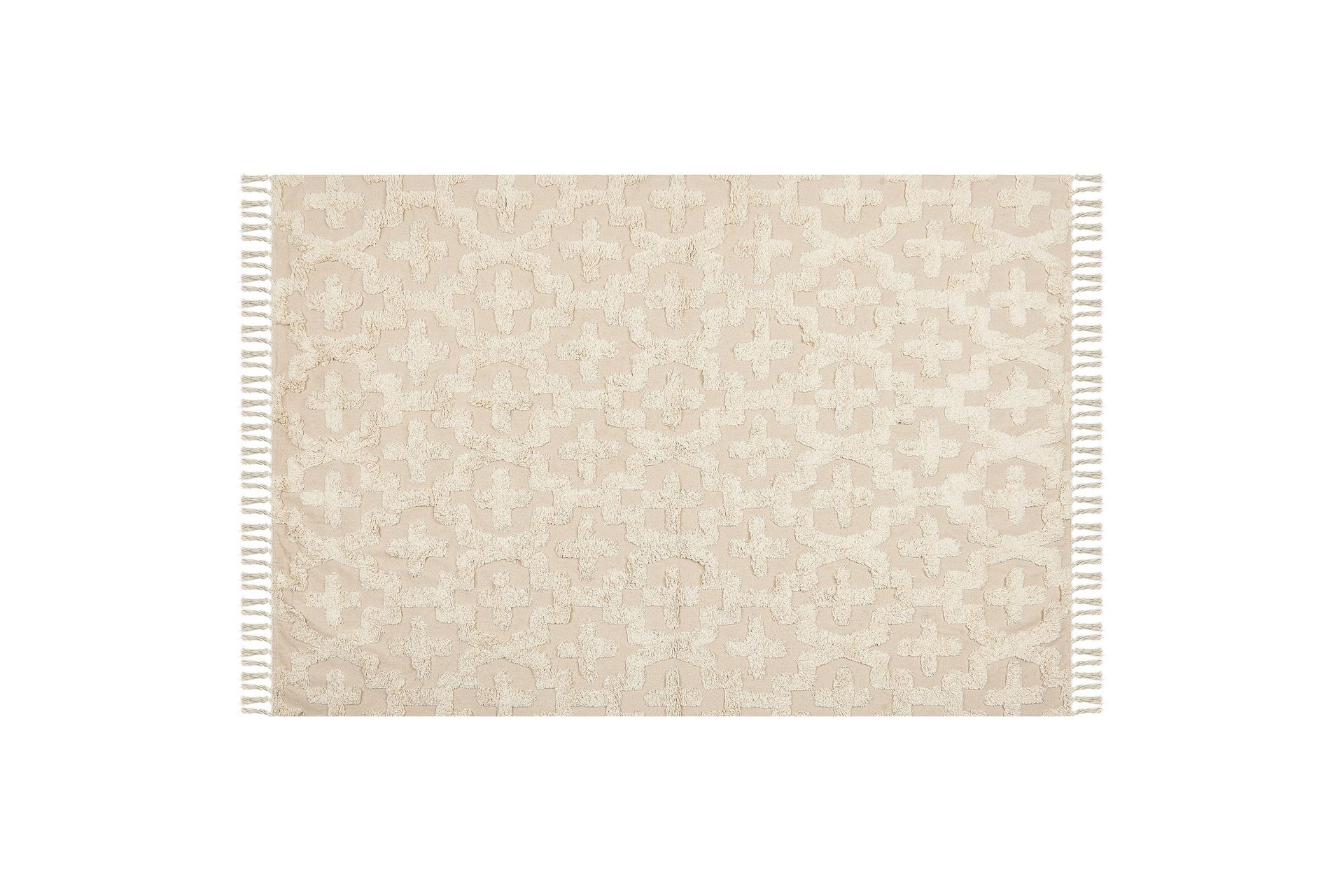 Itangar Bomullsteppe 140x200 cm - Beige