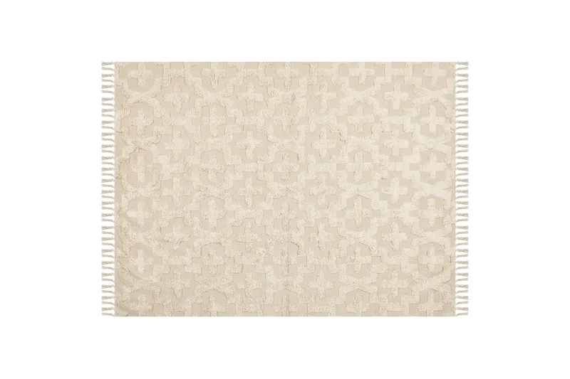 Itangar Bomullsteppe 160x230 cm, Beige