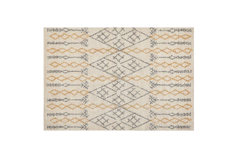 Kadapa Bomullsteppe 140x200 cm - Gul - Tekstiler - Tepper & Matter - Moderne tepper - Bomullstepper
