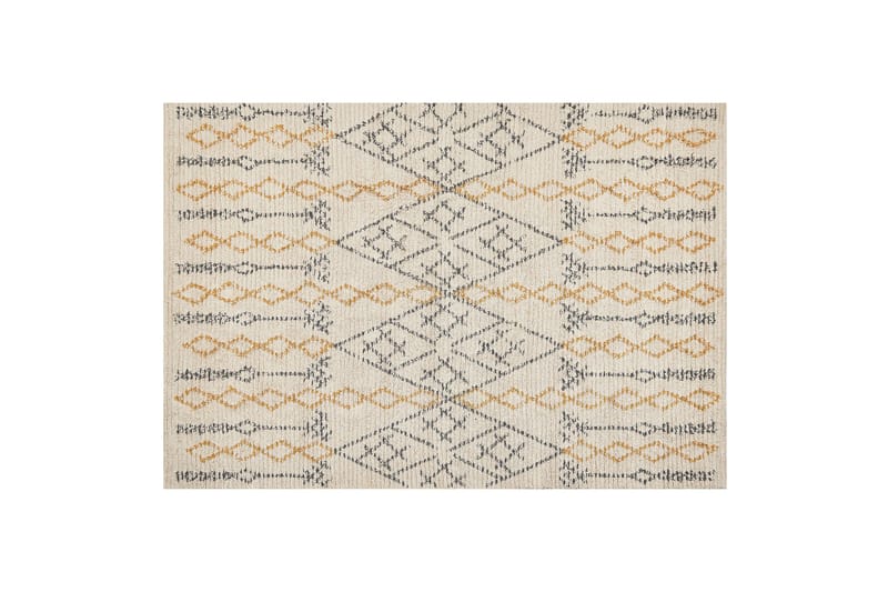 Kadapa Bomullsteppe 140x200 cm, Gul