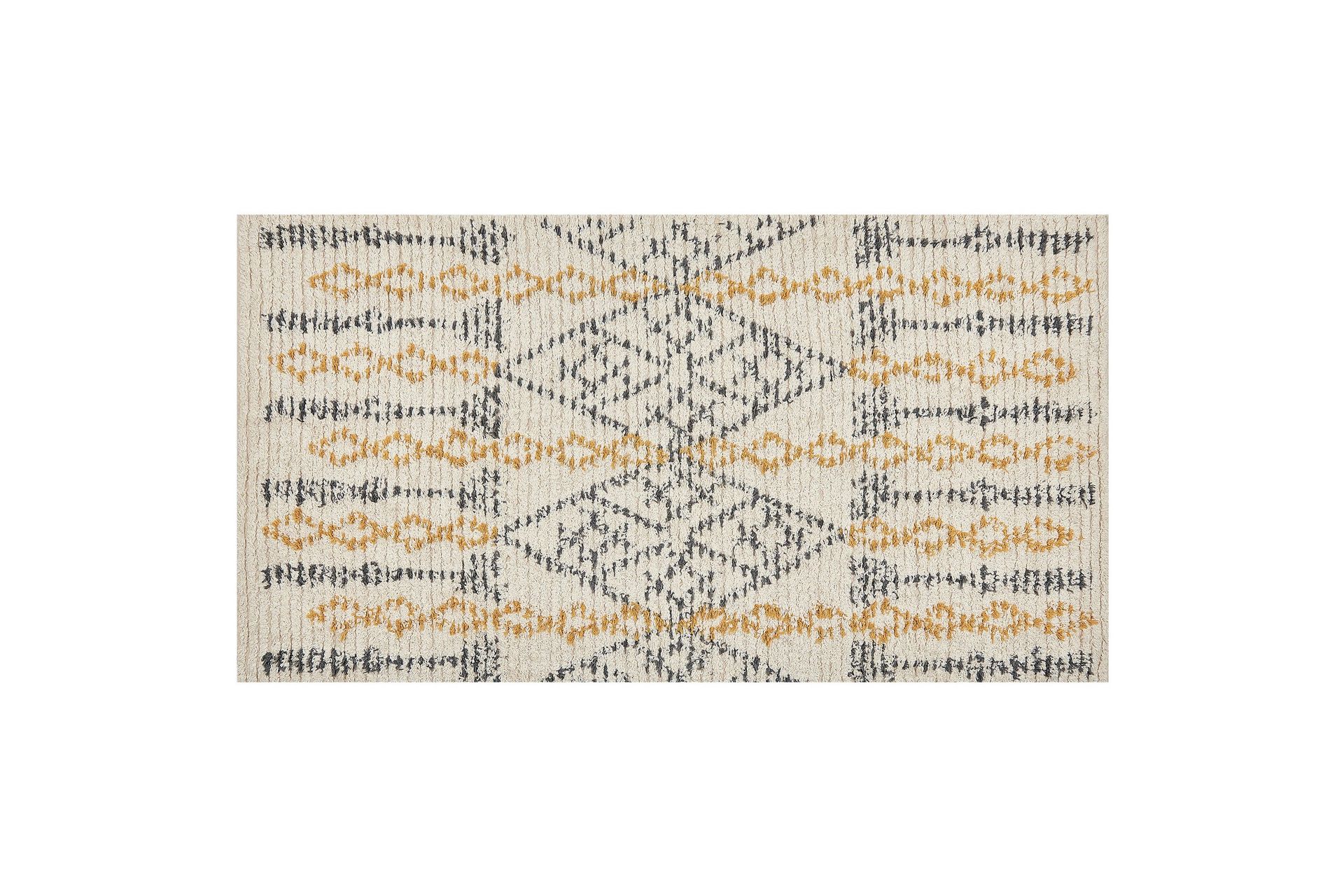 Kadapa Bomullsteppe 80x150 cm - Gul