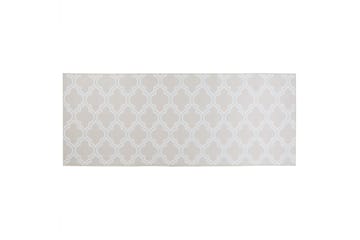 Kadayal Ryeteppe 80x200 cm - Beige - Tekstiler - Tepper & Matter - Moderne tepper - Ryeteppe