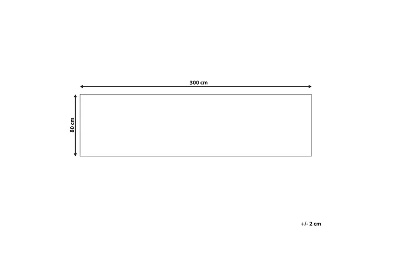 Kadayal Ryeteppe 80x300 cm - Beige - Tekstiler - Tepper & Matter - Moderne tepper - Gangmatter