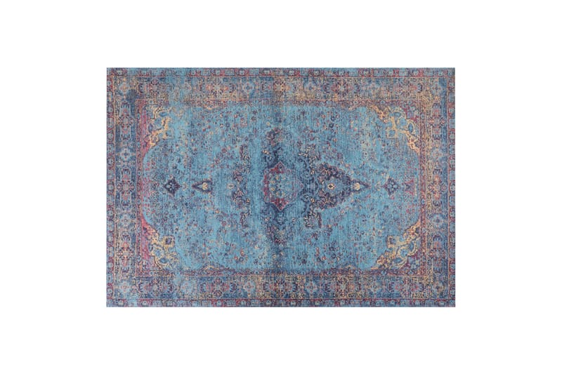 Kansu Bomullsteppe 160x230 cm - Blå - Tekstiler - Tepper & Matter - Moderne tepper - Bomullstepper