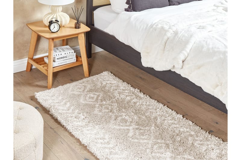 Kapan Ryeteppe 80x150 cm - Beige - Tekstiler - Tepper & Matter - Moderne tepper - Ryeteppe