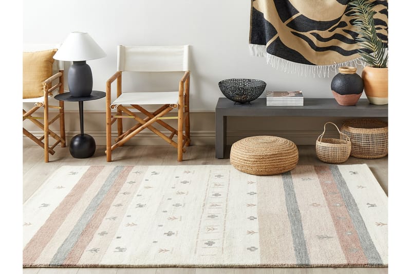 Karli Ryeteppe 160x230 cm - Beige - Tekstiler - Tepper & Matter - Moderne tepper - Ryeteppe