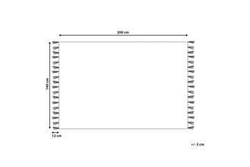 Kars Ryeteppe 140x200 cm - Grønn - Tekstiler - Tepper & Matter - Moderne tepper - Ryeteppe