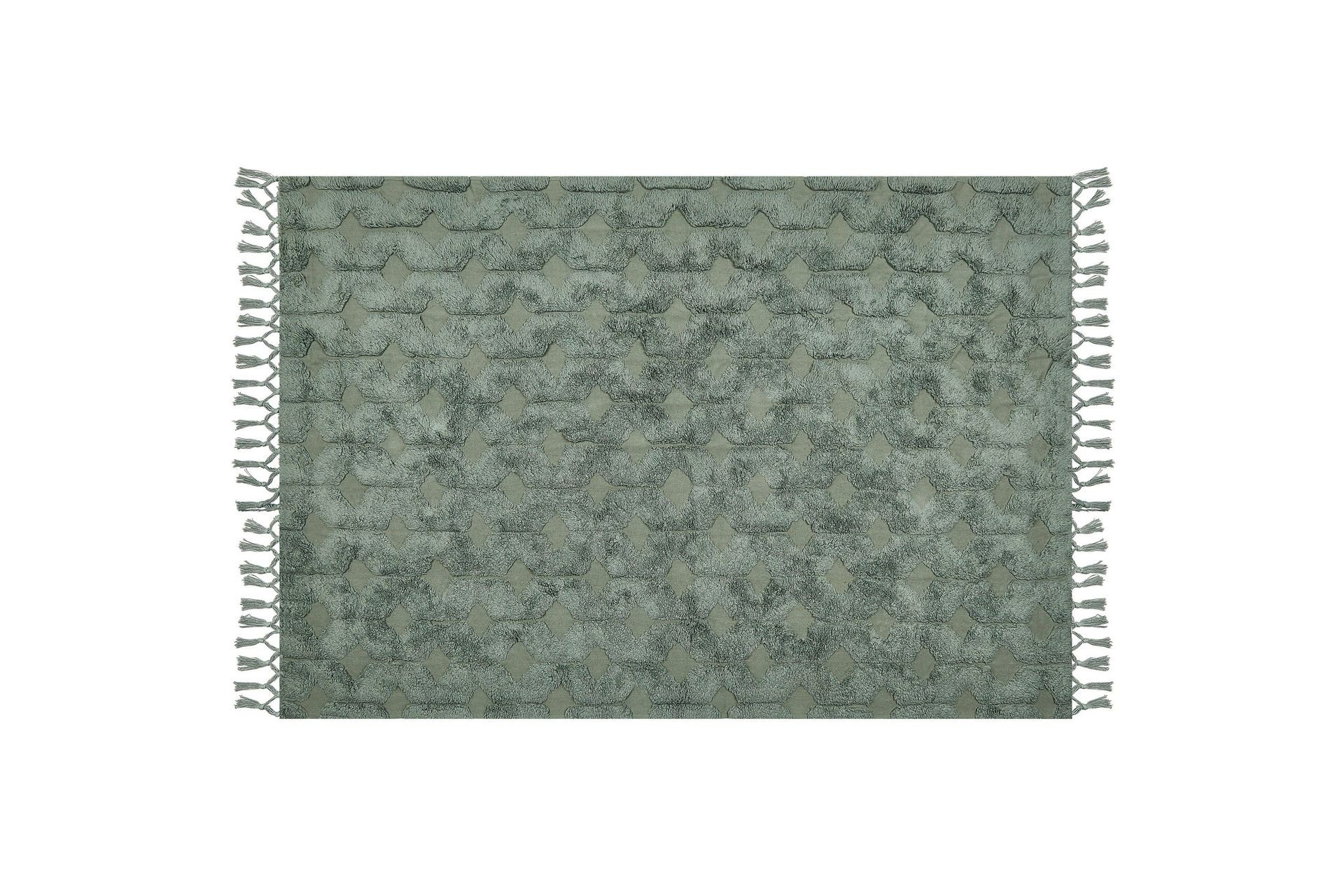 Kars Ryeteppe 160x230 cm - Grønn