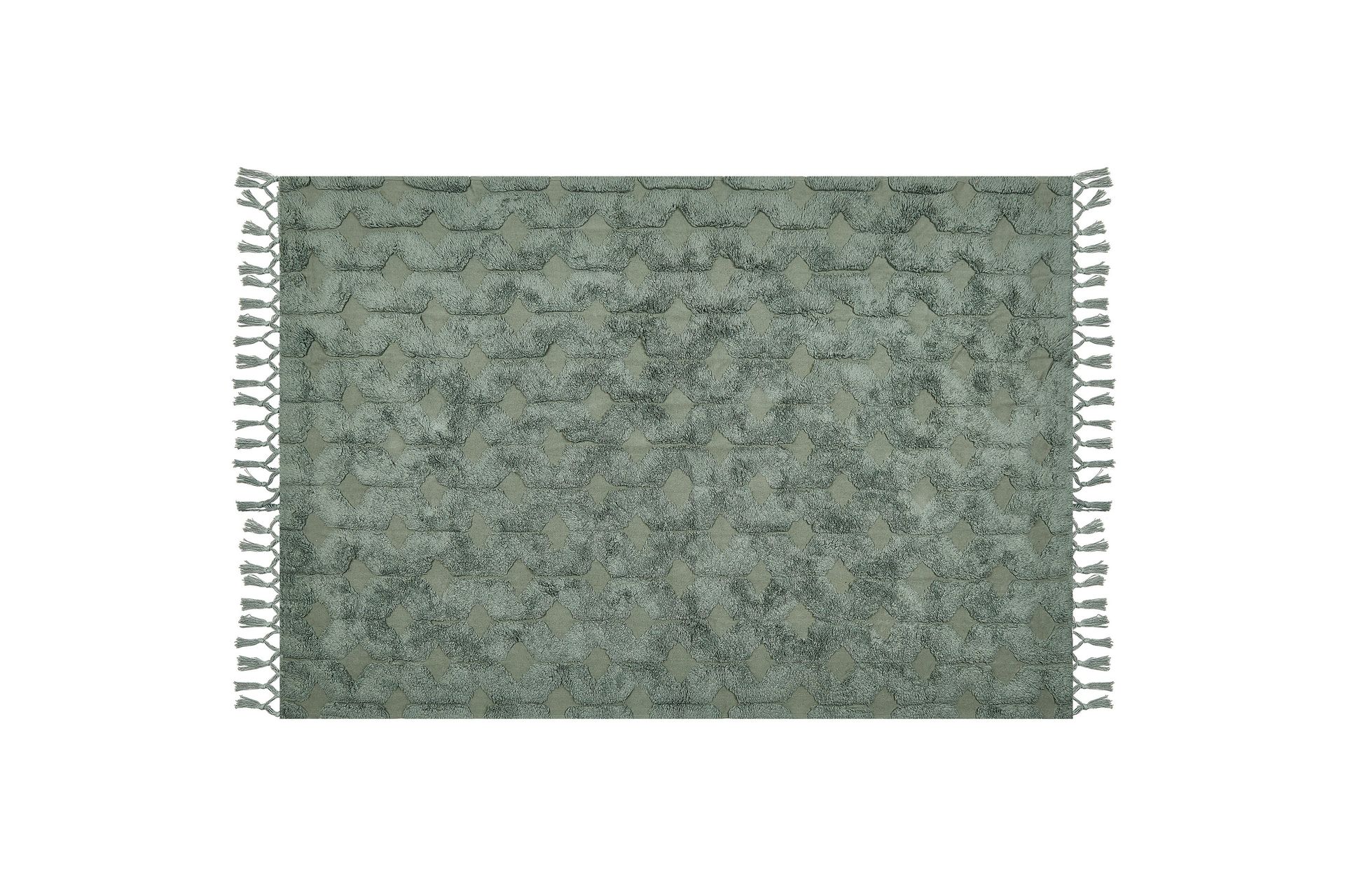Kars Ryeteppe 160x230 cm - Grønn - Tekstiler - Tepper & Matter - Moderne tepper - Ryeteppe