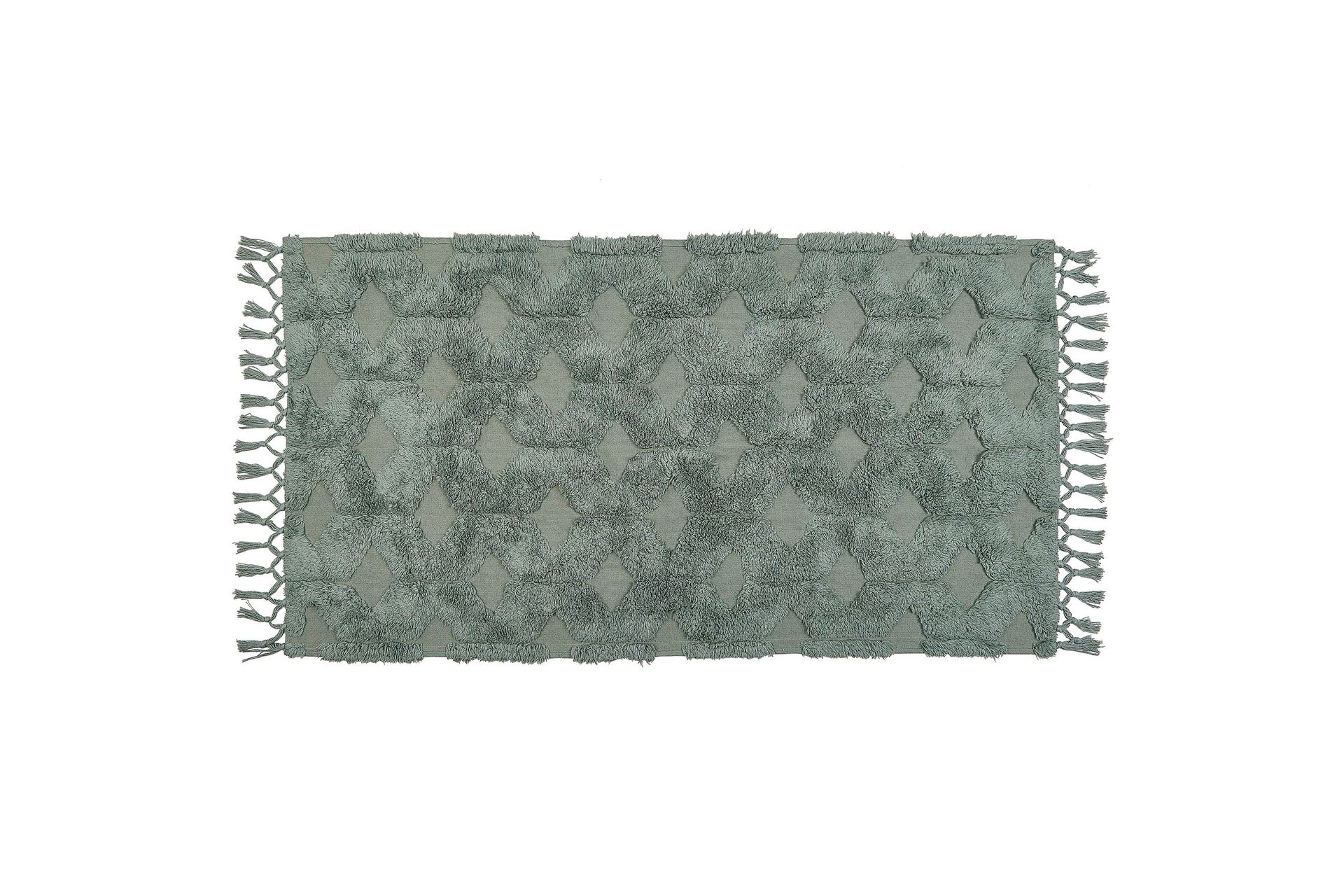 Kars Ryeteppe 80x150 cm - Grønn
