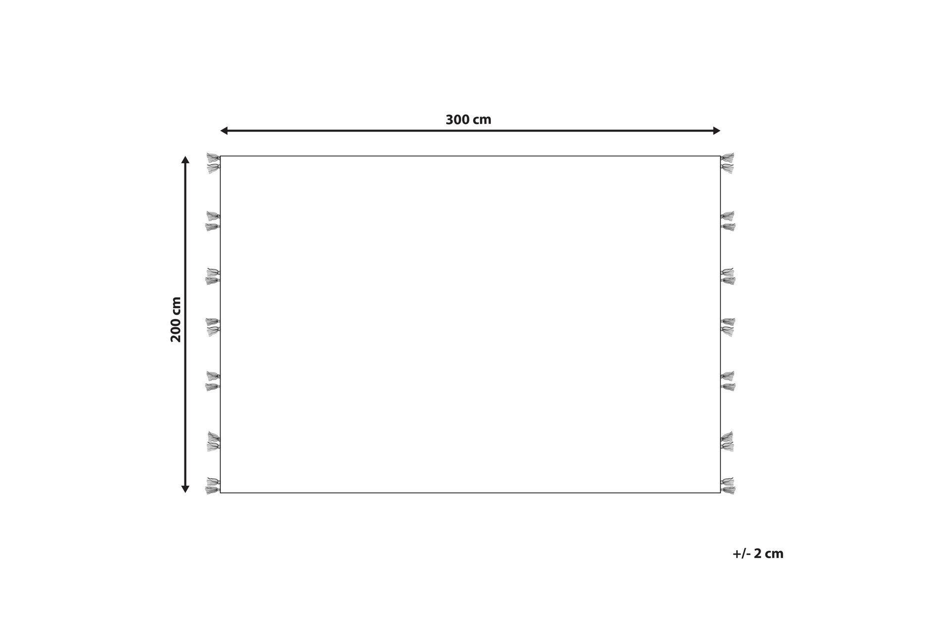Kasakh Ullteppe 200x300 cm - Blå - Tekstiler - Tepper & Matter - Moderne tepper - Ullteppe