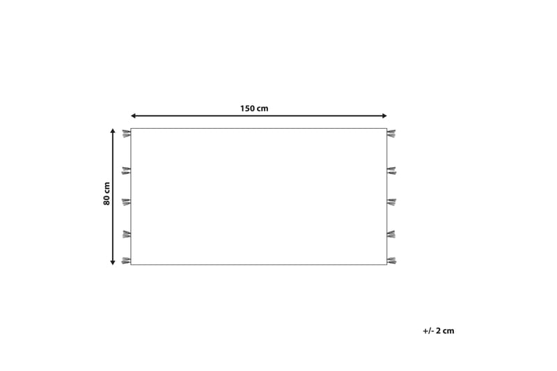 Kasakh Ullteppe 80x150 cm - Blå - Tekstiler - Tepper & Matter - Moderne tepper - Ullteppe