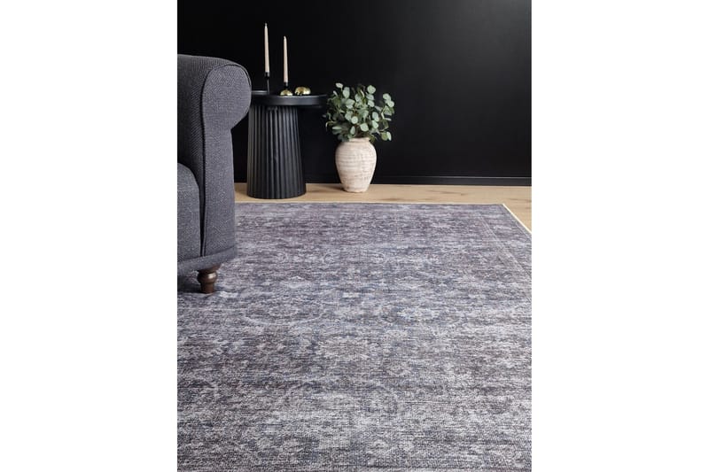 Kashan Wiltonteppe 240x340 cm Rektangulær - Blå - Tekstiler - Tepper & Matter - Moderne tepper - Wiltontepper