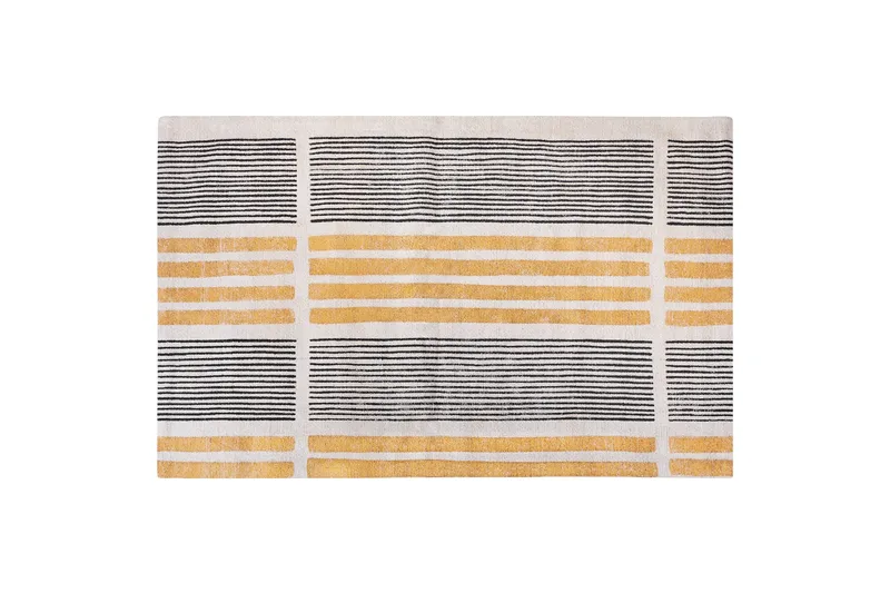 Katra Bomullsteppe 140x200 cm, Gul