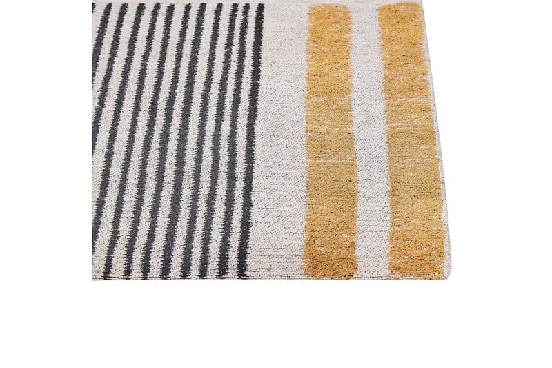 Katra Bomullsteppe 140x200 cm - Gul - Tekstiler - Tepper & Matter - Moderne tepper - Ryeteppe