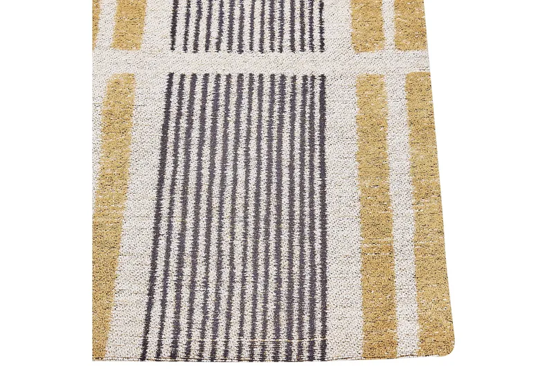 Katra Ryeteppe 80x150 cm - Gul - Tekstiler - Tepper & Matter - Moderne tepper - Ryeteppe