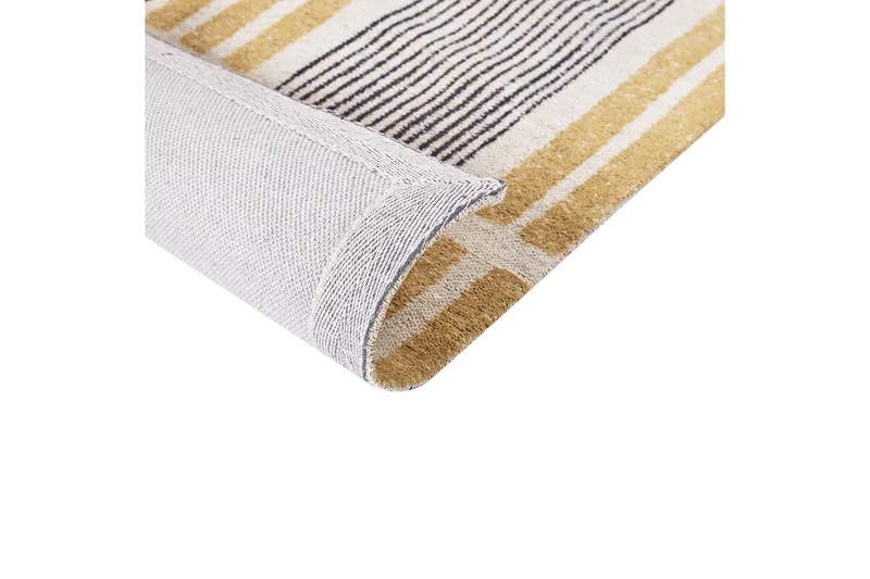 Katra Ryeteppe 80x150 cm - Gul - Tekstiler - Tepper & Matter - Moderne tepper - Ryeteppe