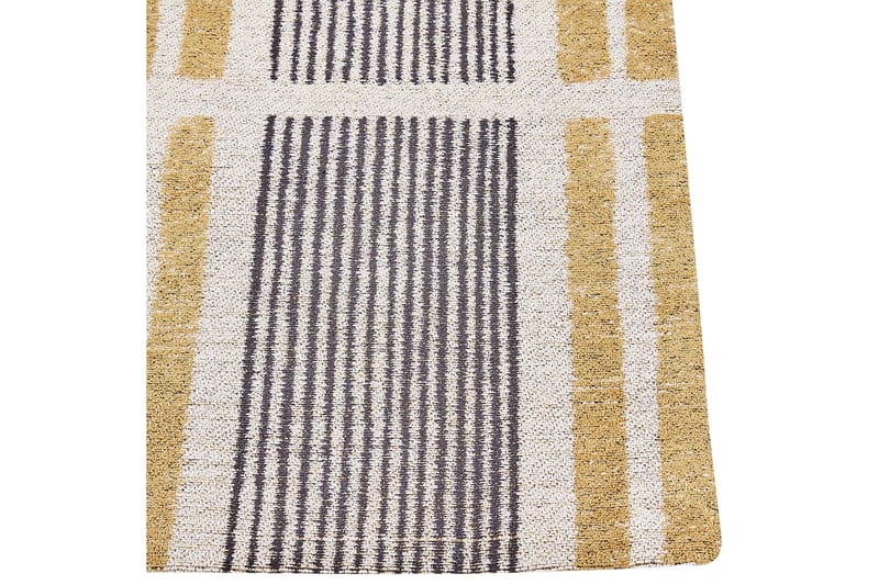 Katra Ryeteppe 80x150 cm - Gul - Tekstiler - Tepper & Matter - Moderne tepper - Ryeteppe