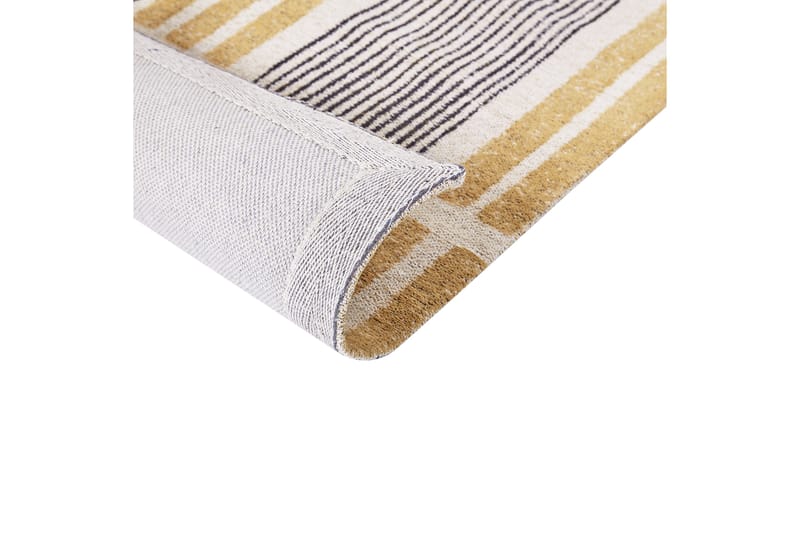 Katra Ryeteppe 80x150 cm - Gul - Tekstiler - Tepper & Matter - Moderne tepper - Ryeteppe