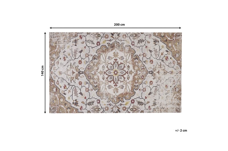 Kattakkada Ryeteppe 140x200 cm - Beige - Tekstiler - Tepper & Matter - Moderne tepper - Ryeteppe