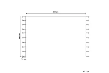 Kenitra Bomullsteppe 160x230 cm - Svart/hvit - Tekstiler - Tepper & Matter - Moderne tepper - Bomullstepper