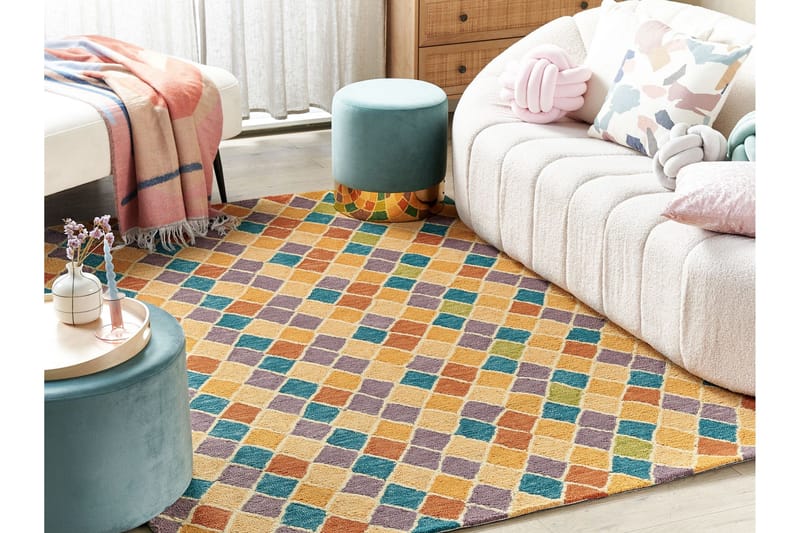 Keskin Ullteppe 160x230 cm - Beige - Tekstiler - Tepper & Matter - Moderne tepper - Ullteppe