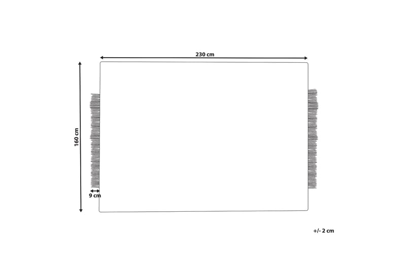 Ketenli Ullteppe 160x230 cm - Svart/hvit - Tekstiler - Tepper & Matter - Moderne tepper - Ullteppe
