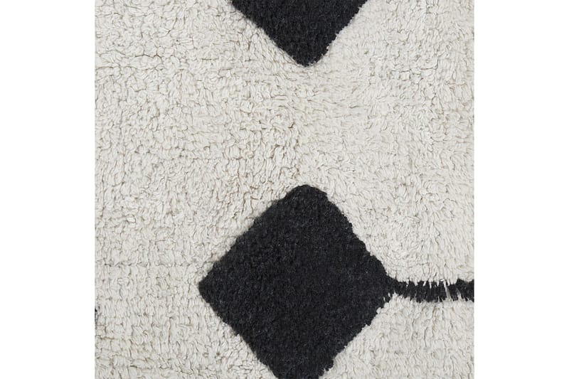 Khemisset Bomullsteppe 80x150 cm - Svart/hvit - Tekstiler - Tepper & Matter - Moderne tepper - Bomullstepper