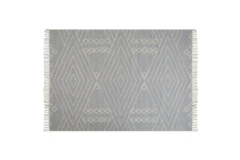 Khenifra Bomullsteppe 140x200 cm, Grå