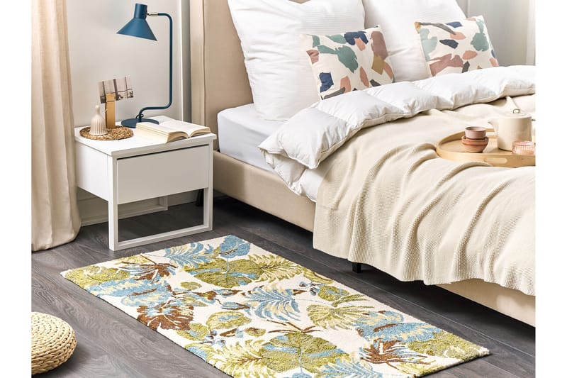 Kinik Ullteppe 80x150 cm - Beige - Tekstiler - Tepper & Matter - Moderne tepper - Ullteppe