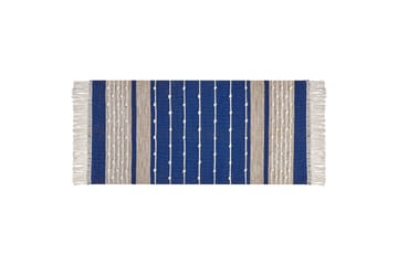 Kondhali Ryeteppe 80x150 cm - Blå - Tekstiler - Tepper & Matter - Moderne tepper - Ryeteppe