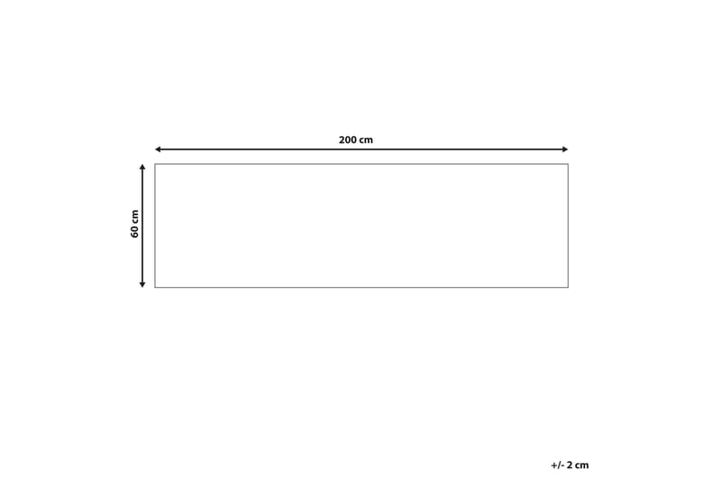Kottar Ryeteppe 60x200 cm - Grå - Tekstiler - Tepper & Matter - Moderne tepper - Ryeteppe