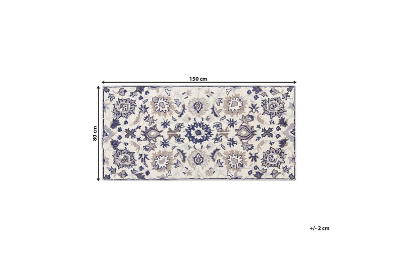 Kumru Ullteppe 80x150 cm - Beige - Tekstiler - Tepper & Matter - Moderne tepper - Ullteppe