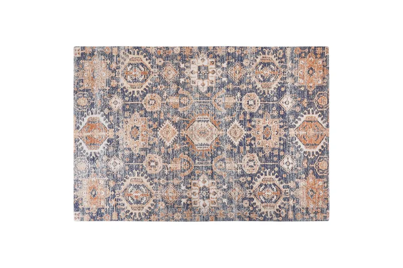 Kurin Bomullsteppe 140x200 cm, Blå