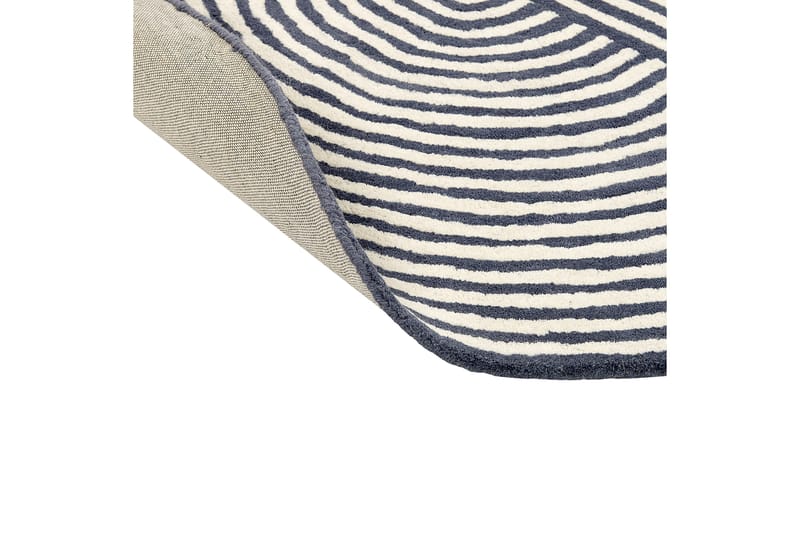 Kweta Ullteppe 140x200 cm Oval - Svart/hvit - Tekstiler - Tepper & Matter - Moderne tepper - Ullteppe