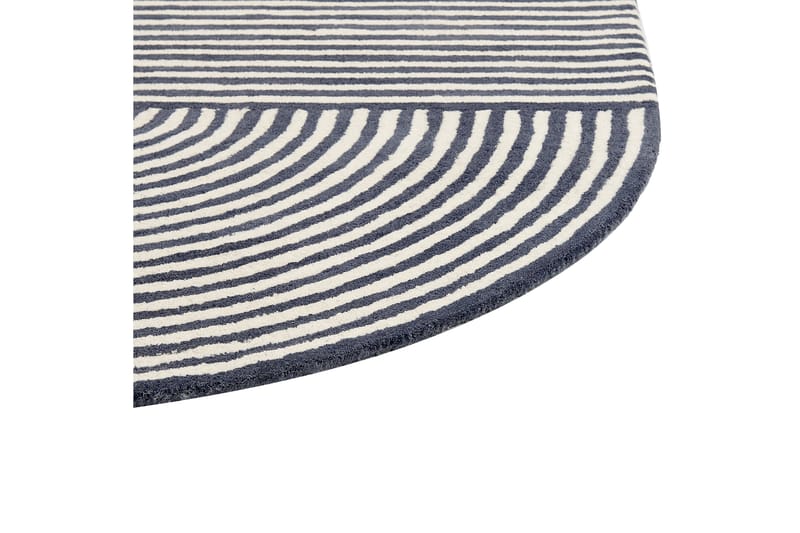 Kweta Ullteppe 140x200 cm Oval - Svart/hvit - Tekstiler - Tepper & Matter - Moderne tepper - Ullteppe