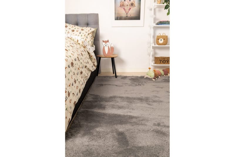 Langhåret teppe Royal Deluxe - 140x200 cm, Grå - Tekstiler - Tepper & Matter - Moderne tepper - Ryeteppe