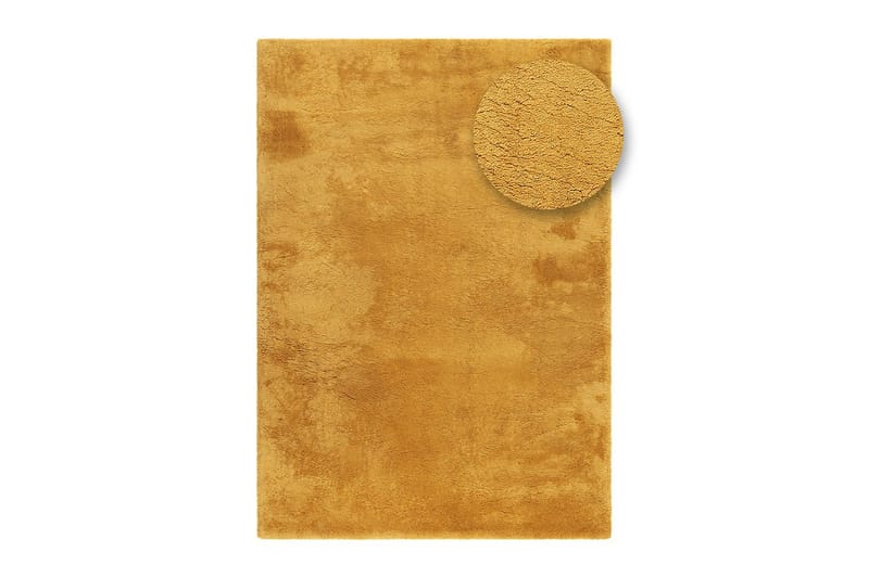 Langhåret teppe Royal Deluxe - 140x200 cm, Gul - Tekstiler - Tepper & Matter - Moderne tepper - Ryeteppe