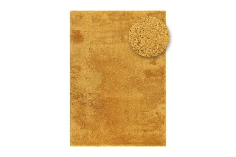 Langhåret teppe Royal Deluxe - 140x200 cm, Gul - Tekstiler - Tepper & Matter - Moderne tepper - Ryeteppe