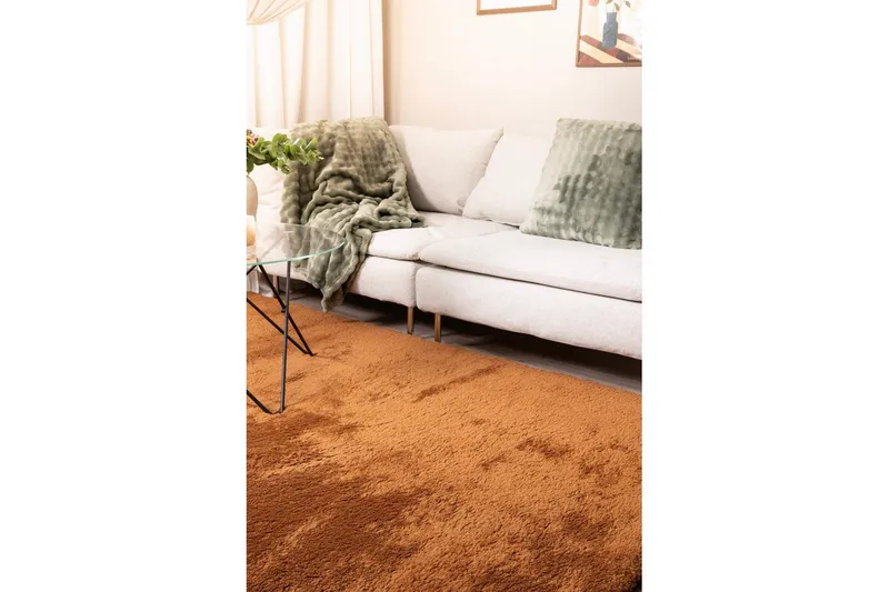 Langhåret teppe Royal Deluxe - 200x290 cm, Terrakotta - Tekstiler - Tepper & Matter - Moderne tepper - Ryeteppe