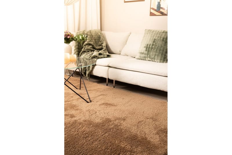 Langhåret teppe Royal Deluxe - 230x330 cm, Mokka - Tekstiler - Tepper & Matter - Moderne tepper - Ryeteppe