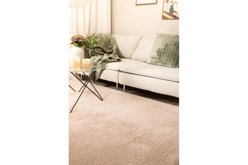 Langhåret teppe Royal Deluxe - 230x330 cm, Støvrosa - Tekstiler - Tepper & Matter - Moderne tepper - Ryeteppe