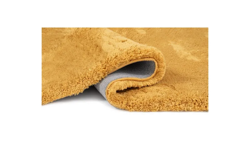Langhåret teppe Royal Deluxe - 60x120 cm, Gul - Tekstiler - Tepper & Matter - Moderne tepper - Ryeteppe
