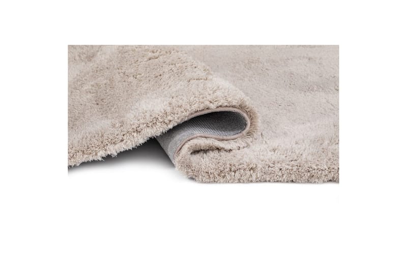Langhåret teppe Royal Deluxe Rund - 120x120 cm, Greige - Tekstiler - Tepper & Matter - Moderne tepper - Ryeteppe